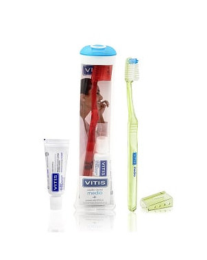 Vitis Cepillo Dental Medio + Mini Pasta