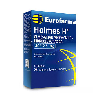 Holmes H  40/12.5 30 Comp Recubiertos Eurofarma