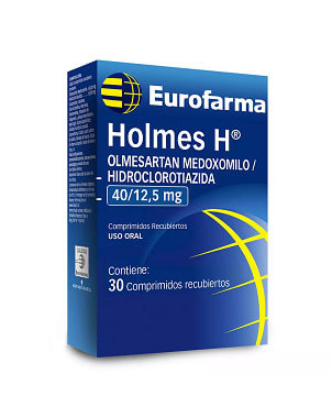 Holmes H  40/12.5 30 Comp Recubiertos Eurofarma