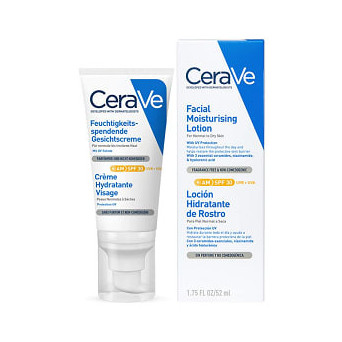 Cerave Locion Facial Hidratante AM Piel Normal/Seca 52 Ml