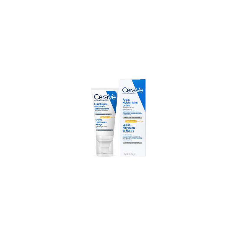 Cerave Locion Facial Hidratante AM Piel Normal/Seca 52 Ml