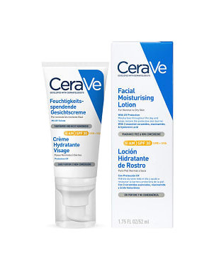 Cerave Locion Facial Hidratante AM Piel Normal/Seca 52 Ml