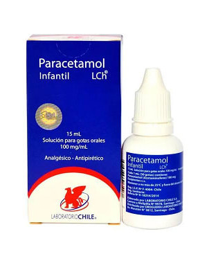 Paracetamol Infantil 100 Mg/Ml 15 Ml Lab Chile