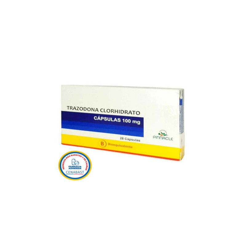 Trazodona 100 Mg 28 Capsulas