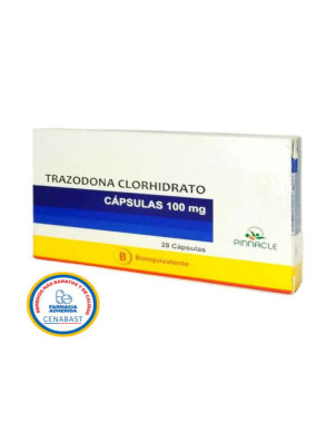 Trazodona 100 Mg 28 Capsulas