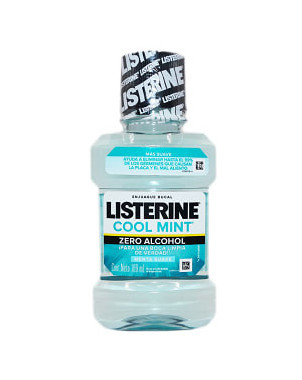 Listerine Enjuague Bucal Cool Mint Zero Alcohol 180 Ml