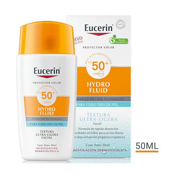 Eucerin Hydro Fluid FPS 50 Textura Ultra Ligera Facial 50 Ml
