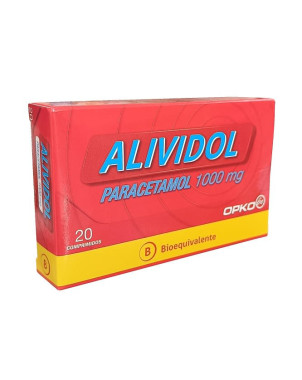 Alividol 1000 mg 20 Comprimidos