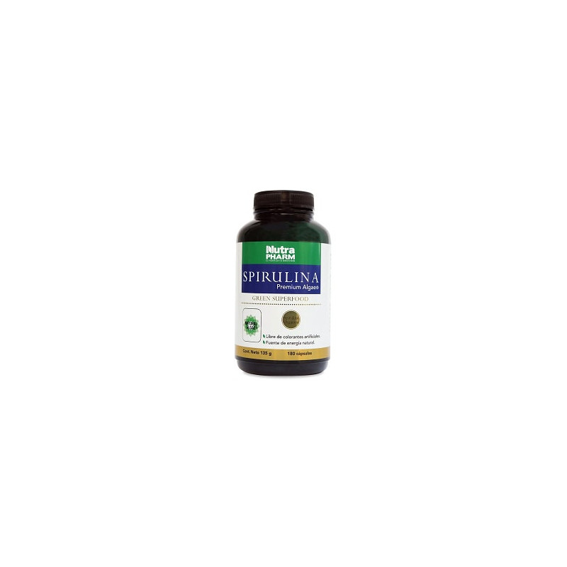 Spirulina 180 cáps. Nutrapharm