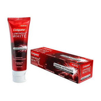 Pasta Dental Colgate Luminous White Carbon Activado 90 Gramos