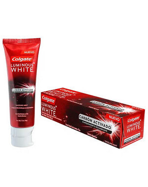 Pasta Dental Colgate Luminous White Carbon Activado 90 Gramos