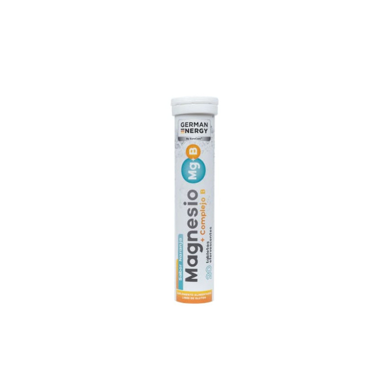 Magnesio + Complejo B 20 Tabl Efervescentes German Energy