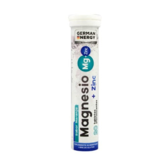 Magnesio + Zinc 20 Tabl Efervescentes German Energy