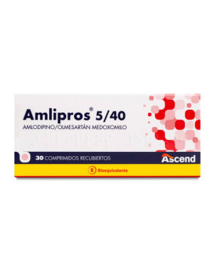 Amlipros 5/40 30 Comprimidos