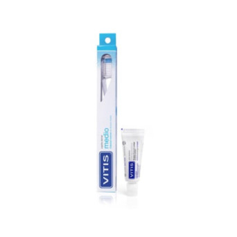 Vitis Cepillo Dental Medio + Mini Pasta