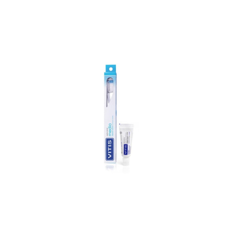 Vitis Cepillo Dental Medio + Mini Pasta