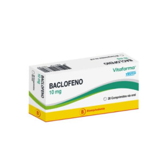 Baclofeno 10 mg x 20 comp