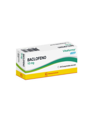 Baclofeno 10 mg x 20 comp
