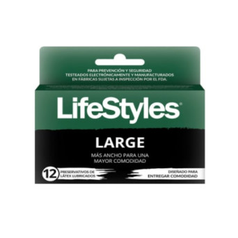 LifeStyles Preservativo Large 12 Unidades