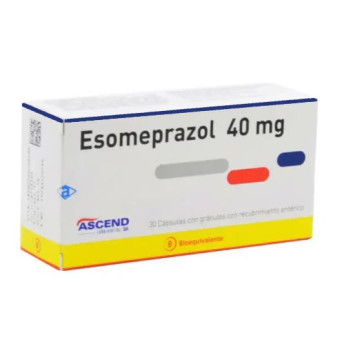 Esomeprazol 40 mg 30 Cápsulas con Gránulos con Recubrimiento Entérico