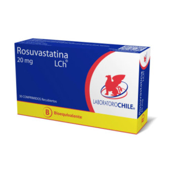 Rosuvastatina 20 mg  x 30 Comp Lab Chile