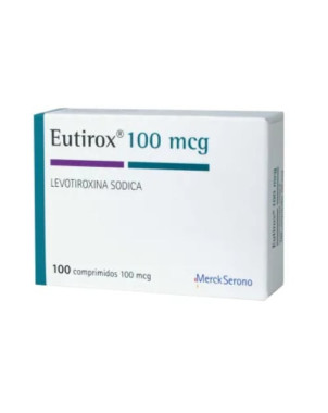 Eutirox 100 mcg x 100 comprimidos