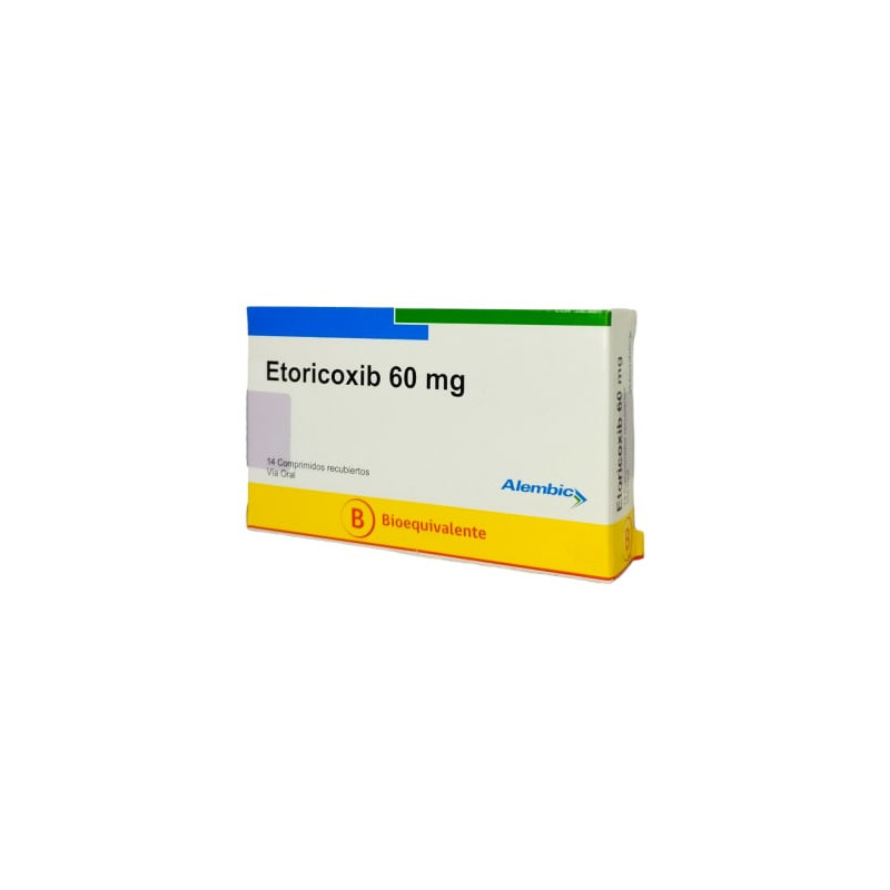 Etoricoxib 60 Mg 14 Comp Lab. Alembic Ley Cenabast