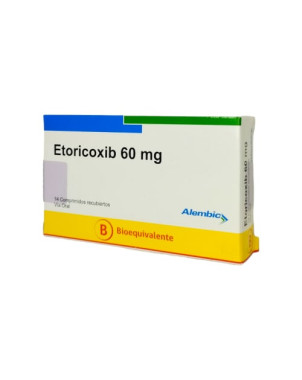 Etoricoxib 60 Mg 14 Comp Lab. Alembic Ley Cenabast
