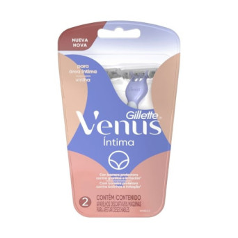Gillette Venus Intima Maquina De Afeitar 2 Un.