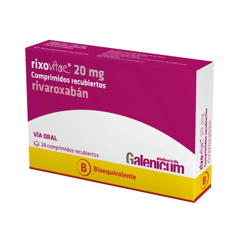 Rixovitae 20 mg 28 comprimidos recubiertos