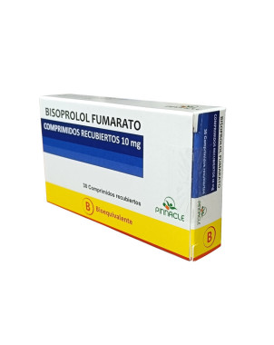 Bisoprolol Fumarato 10 mg 30 Comprimidos Recubiertos Ley Cenabast