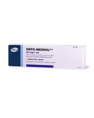Depo-Medrol 40 Mg/ml 1 Jeringa Pre Llenada