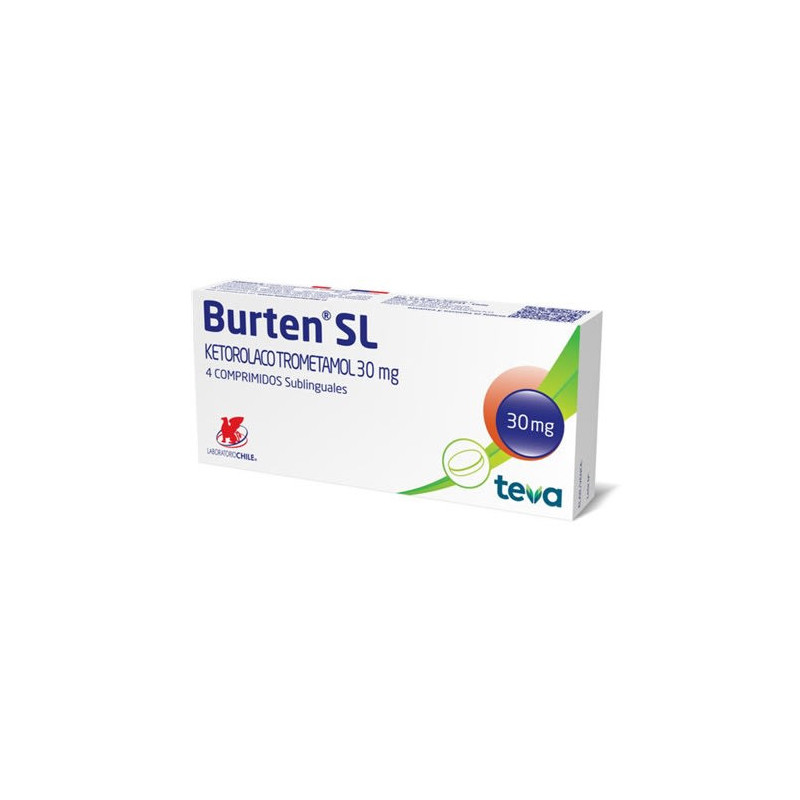 Burten SL 30 Mg 4 Comprimidos Sublinguales