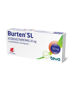 Burten SL 30 Mg 4 Comprimidos Sublinguales