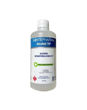 Alcohol 70° Desnaturalizado 500 Ml Santepharma
