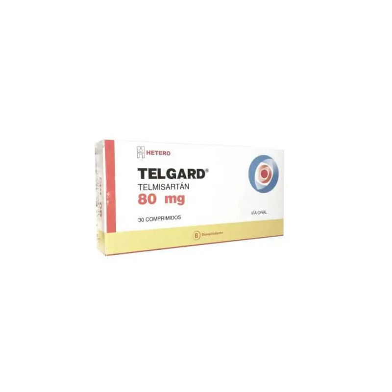 Telgard 80 Mg 30 Comprimidos