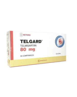 Telgard 80 Mg 30 Comprimidos