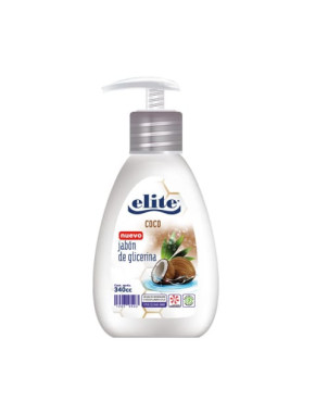 Jabon De Glicerina Coco 340 mL Elite