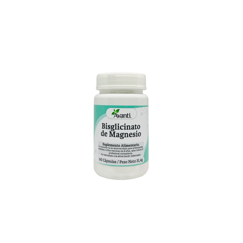 Bisglicinato De Magnesio 60 Capsulas Avanti