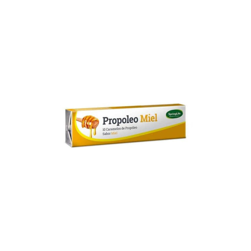 Caramelos Propoleo Miel 10 Un. SpringLife