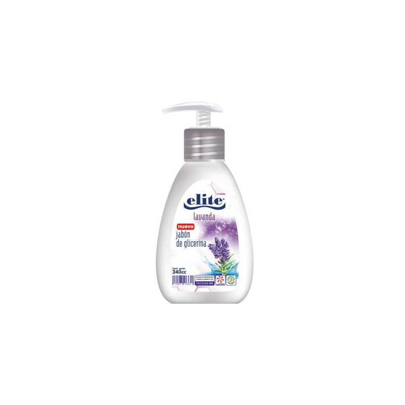 Jabón De Glicerina Lavanda 340 mL Elite