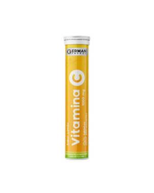 Vitamina C 1000 Mg 20 Tabletas Efervescentes Sabor Limon German Energy