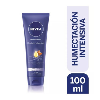 Nivea Crema Para Manos Cuidado Intensivo Piel Seca 100 Ml