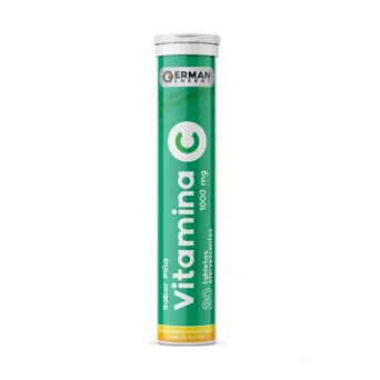 Vitamina C 1000 Mg 20 Tabletas Efervescentes Sabor Piña German Energy