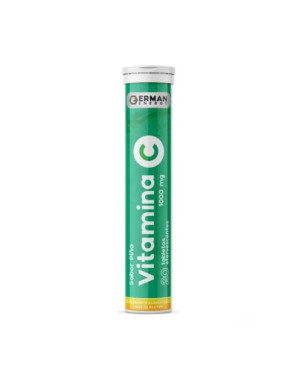 Vitamina C 1000 Mg 20 Tabletas Efervescentes Sabor Piña German Energy