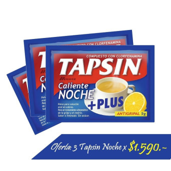 OFERTA Tapsin Noche +Plus 3 Unidades