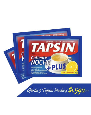 OFERTA Tapsin Noche +Plus 3 Unidades