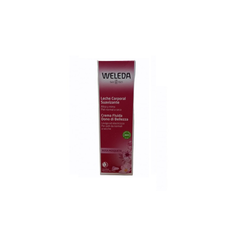 Leche Corporal suavizante  Rosa Mosqueta 200 ml Weleda