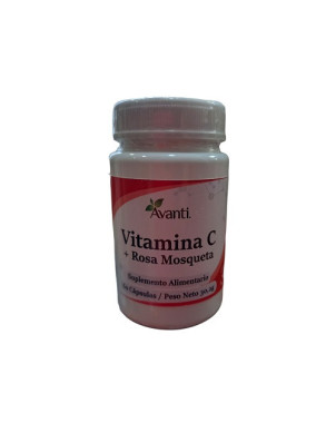 Vitamina C + Rosa Mosqueta 60 capsulas Avanti