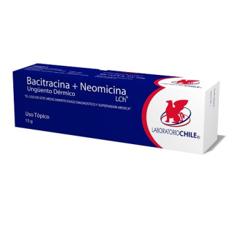 Bacitracina con Neomicina unguento 15 gramos